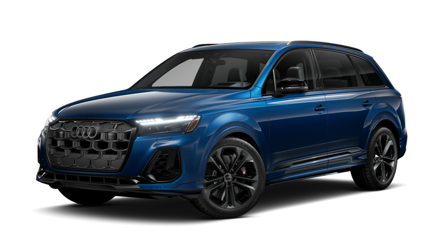 3/4 side view of the Audi SQ7.