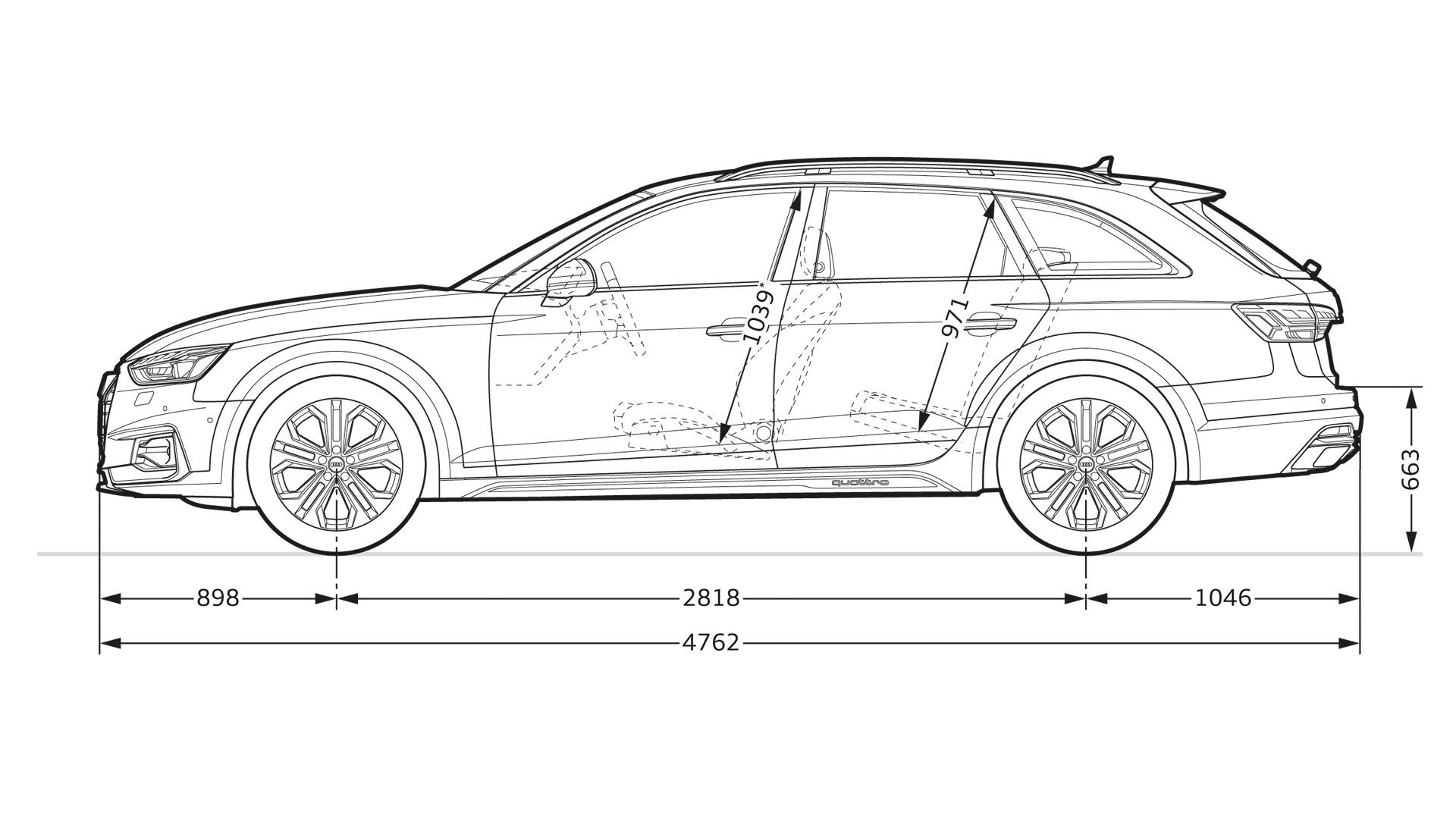 Layer Dimensions > 2020 A4 allroad > A4 > Audi Canada