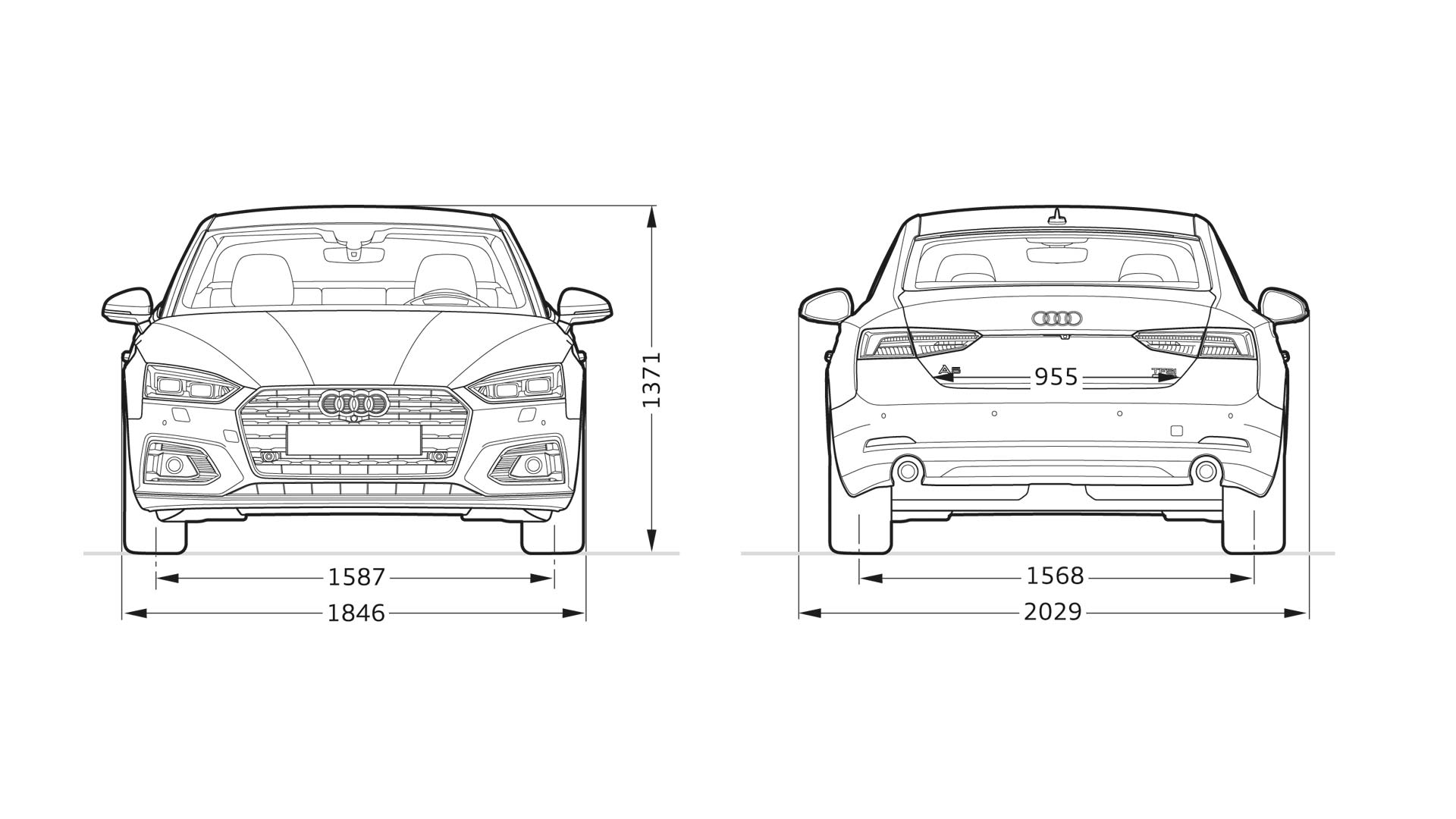 a5 2017 dimensions