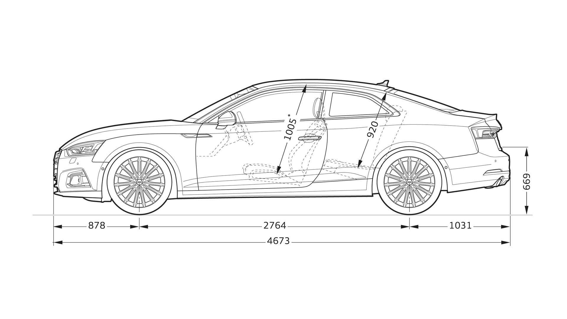 Layer Dimensions > 2020 A5 Coupé > A5 > Audi Canada