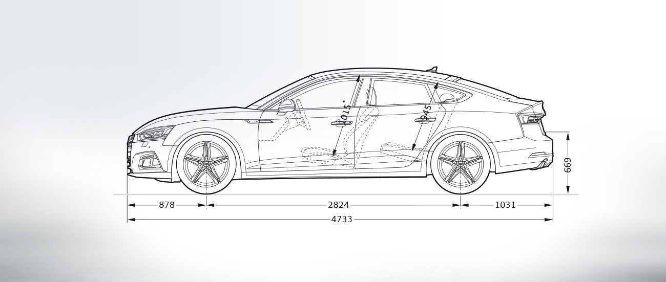 Layer Dimensions > 2019 A5 Sportback > A5 > Audi Canada