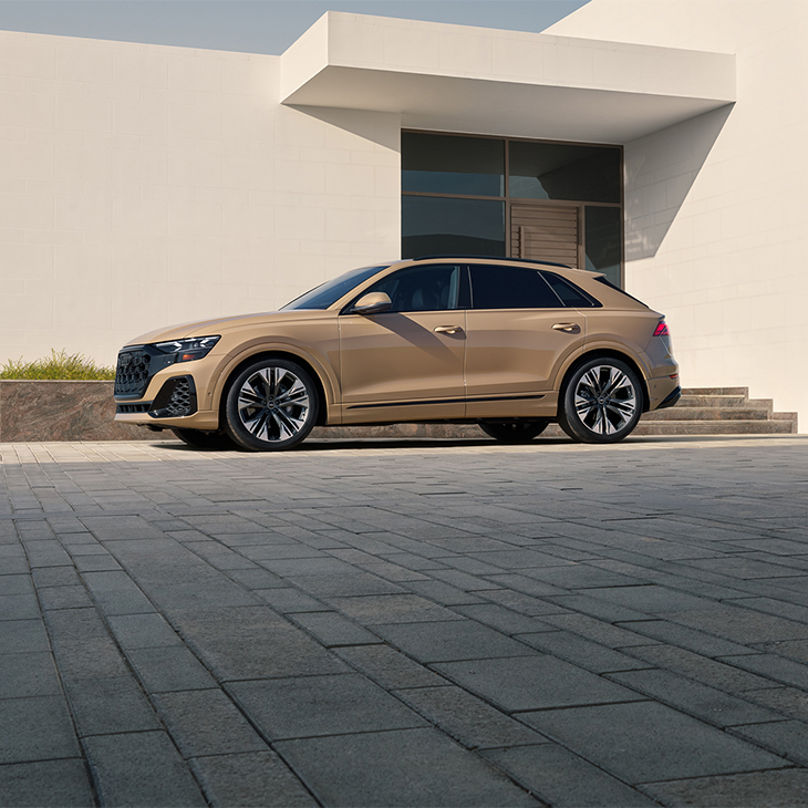 Profil de l'Audi Q8. 